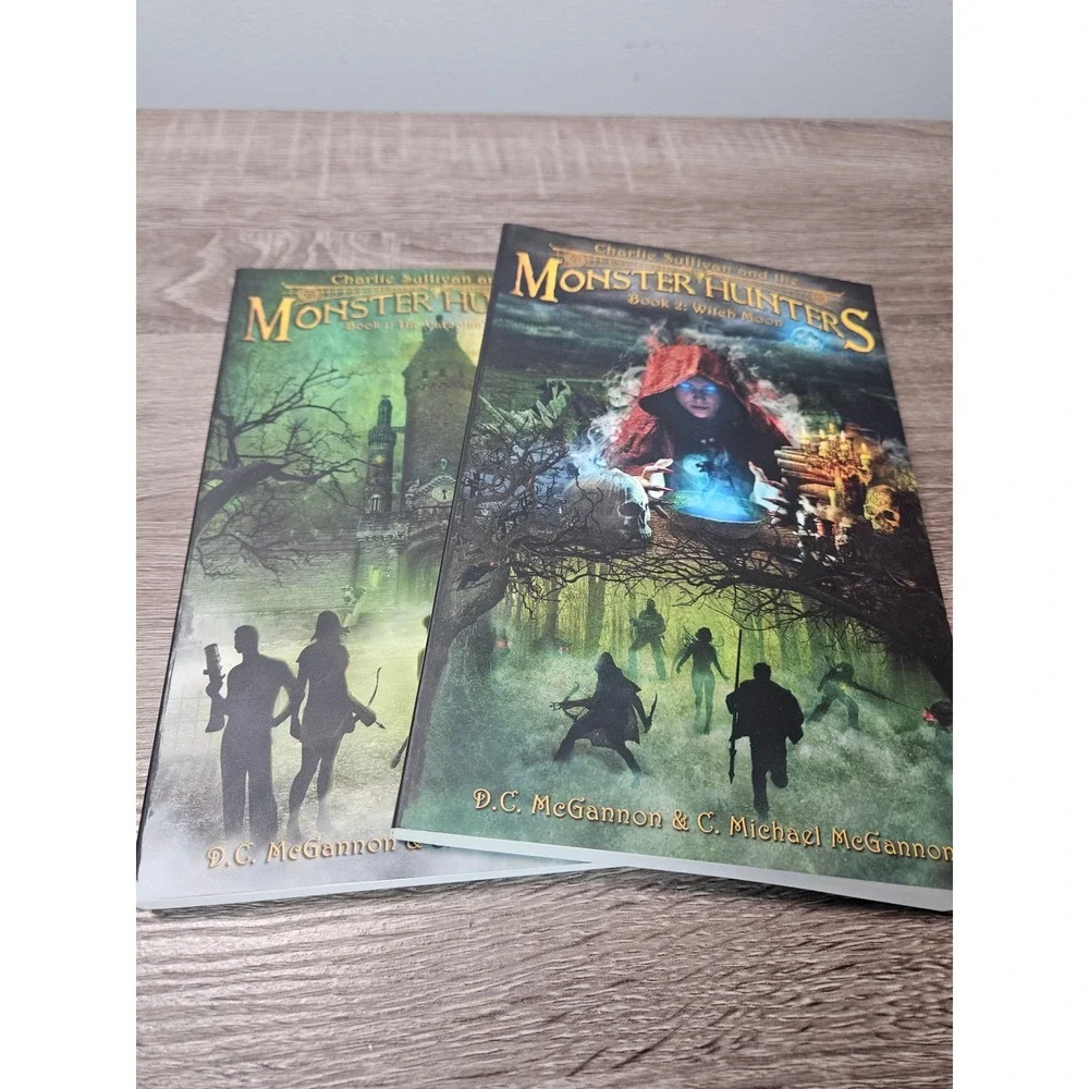 Charlie Sullivan and the Monster Hunters Books 1 & 2 D.C. McGannon Paperback Set